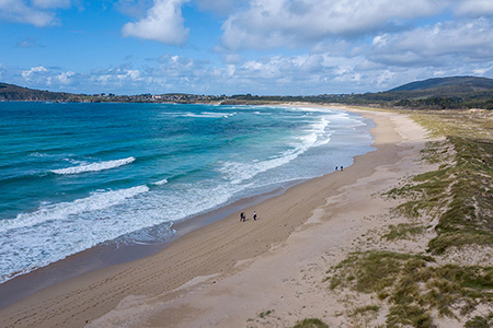 beautiful beach in Galicia